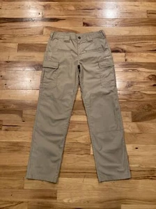 PROPPER Tan Beige Women Tag Sz 10 Fits 34 x 33 Work Cargo Ripstop Tactical Pants - Picture 1 of 12