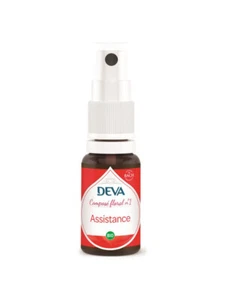 Assistance Bio - Centrage et Apaisement Composé floral n°1 Spray de 15 ml - Deva - Foto 1 di 1