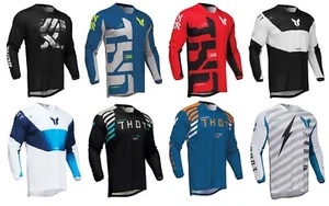 Thor LAUNCHMODE Jersey for MX Motocross Offroad Dirt Bike - Adult Sizes  - Picture 1 of 2