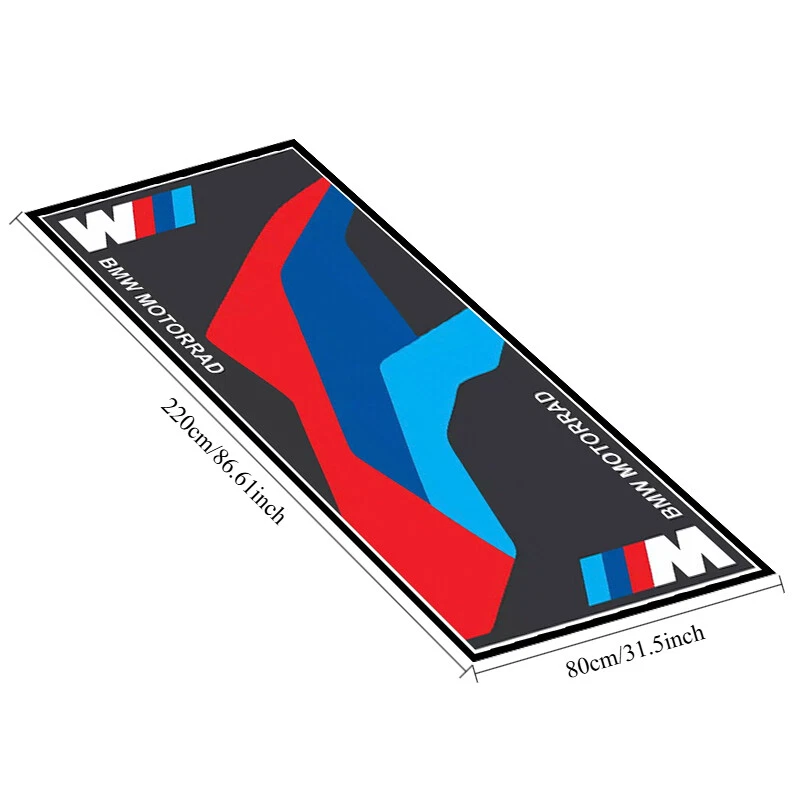 for BMW Motorrad M Sport Motorcycle Pit Mat Garage Workshop display Carpet mat - Image 1 of 4