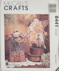 McCalls Crafts patrón 8441 Plum Creek coleccionables ángulos sin cortar - Imagen 1 de 3