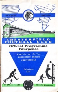 Chesterfield V Darlington - 1963/64 Division 4 - 11th April 1964 - Picture 1 of 1
