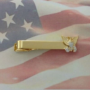 US NAVY ENLISTED TIE CLASP | USN | USA | MILITARY | DRESS | UNIFORM - Picture 1 of 2