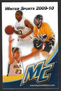 2009-10 Merrimack College Hockey Basketball Schedule !!! - Picture 1 of 1