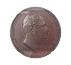 1831 CORONATION OF WILLIAM IV OFFICIAL BRONZE MEDAL - NGC MS64