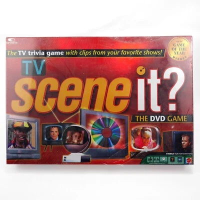 Mattel 2005 TV Scene It? DVD Board Game of the Year New Sealed complete - Image 1 of 4
