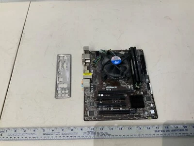 ASRock H181M-HDS Intel Core i5-4570 DDR3 4GB Mainboard CPU RAM Bundle *AS IS* - Bild 1 von 4