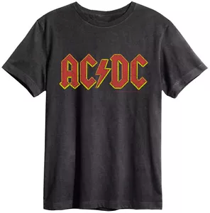 Amplified - AC/DC Classic Rock Band Logotipo Hombre (Gris) (S-XL) - Imagen 1 de 1
