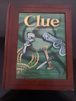 Vintage "Clue" 2005 Board Game Parker Brothers Classic Collection in Wooden Box - Image 1 of 4