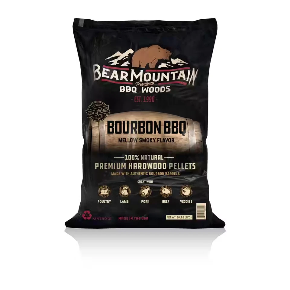 Bear Mountain BBQ Bourbon Craft Blend BBQ Pellets - Изображение 1 из 1