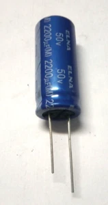 2x 2200uf 50v ELNA CONDENSATORE ELETTROLITICO D.16XH.37 JAPAN - Foto 1 di 1