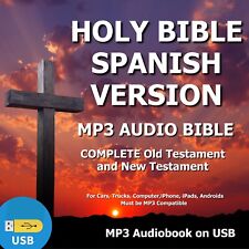 Spanish Bible - Full Audio Book-1909 Reina Valera-Santa Biblia Espanol-Jesus-USB