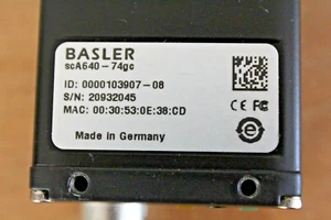 BASLER SCOUT SCA640-74GC - Cámara de escaneo de área P/N: 103901 - Imagen 1 de 12