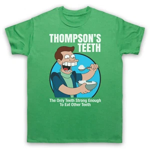 FUTURE CARTOON THOMPSON'S TEETH UNOFFICIAL LEILA FRY MENS & WOMENS T-SHIRT - Picture 1 of 22