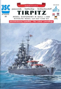 TIRPITZ - JSC 015 - 1/400 paper model - Bild 1 von 2