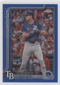 Topps 2025 cromo refractor azul 77/150 Kameron Misner #130 novato radiocontrol - Imagen 1 de 3