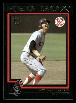 Carl Yastrzemski Boston Red Sox 2004 Topps Retired Signature Black #110 SN /99 - Image 1 of 2