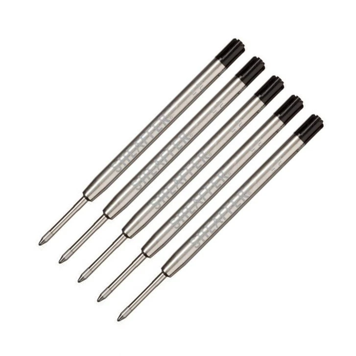 Recambios para bolígrafo estilo Parker de Sheaffer, negro mediano, paquete de 5, Alemania Foto 1 de 1