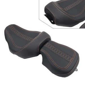 Orange Line Fahrer-Beifahrersitz für Harley Touring Street Road Glide 2023+ - Bild 1 von 11