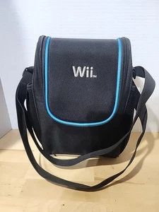 Nintendo Wii Bolsa de Almacenamiento Negra Deluxe Consola de Viaje de Juegos Estuche de Transporte con Correa - Imagen 1 de 8