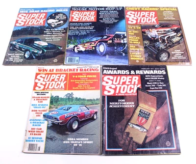 Super Stock & Drag Illustrated VTG Magazine Lot Bundle Set 1970's Racing Muscle - Image 1 of 4