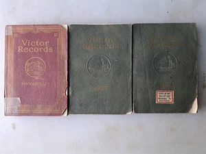 THREE Victor Records Catalogs for 1917, 1922 and 1925 - Picture 1 of 3
