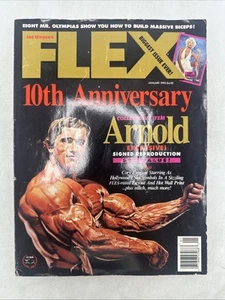 FLEX bodybuilding muscle magazine Arnold Schwarzenegger/Cory Everson Jan 1993 - Picture 1 of 14
