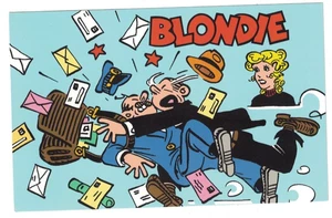 1995 FIRST DAY OF ISSUE POSTAL CARD COMICS CLASSIC COLLECTION BLONDIE - Picture 1 of 2