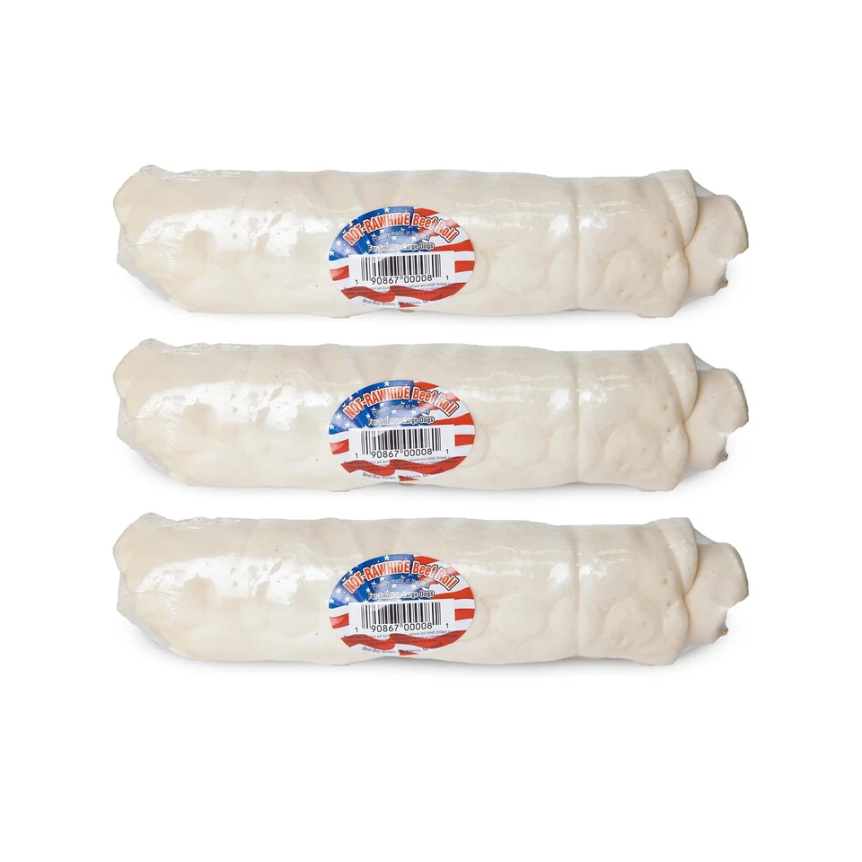 Not-Rawhide Beef Rolls 8 to 10 Inch - Gluten-Free Dog Chews - Flavored Head o... - Image 1 of 4