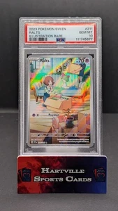 Ralts 211/198 Pokemon SV01 Scarlet & Violet Base Holo Illustration Rare PSA 10 - Picture 1 of 2