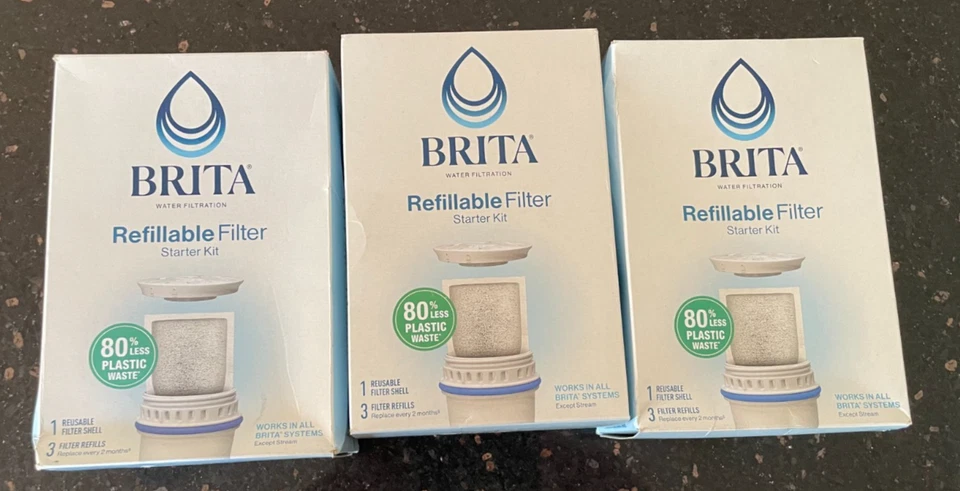 Brita Refillable Water Filtration Starter Kit, Filter Refills or Bottle Filter - Image 1 of 1
