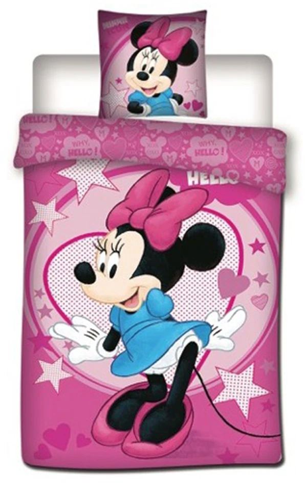 Literie Disney Litterie Minnie Mouse Rose 140 x 200 cm