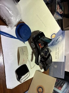 1967 L88 Corvette Sting Ray Black Franklin Mint Maßstab 1:24 MIB mit Papieren - Bild 1 von 21