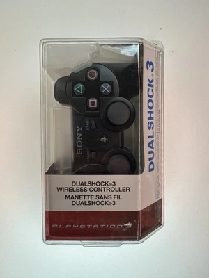 SONY PLAYSTATION 3 PS3 DUALSHOCK 3 WIRELESS CONTROLLER BLACK OEM *BRAND NEW* - Image 1 of 4