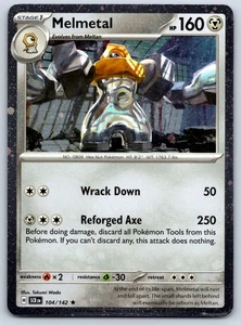 Melmetal - Cosmos Holo - Stellar Crown 104/142 Blister Promo Pokemon Card LP - Picture 1 of 2