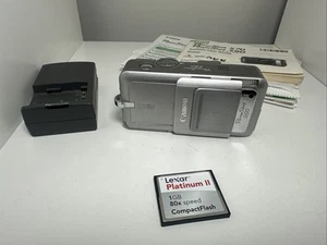 CANON POWERSHOT S60 5mp 3.6x ZOOM - Funziona ha LCD SCOLORIMENTO - BELLE FOTO - Foto 1 di 15