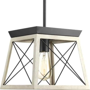 Progress Lighting Mini-Pendant Light 10" Adjustable Hanging Length Graphite - Picture 1 of 9