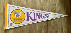 1980'S Trench -  LOS ANGELES Hockey Pennant Flag KINGS - Sharp - Bild 1 von 1