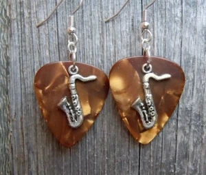 Saxophone Guitar Pick Charm - Pick Your Color - Bild 1 von 7
