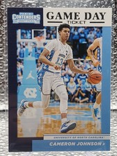 👉2019-20 Contenders Draft Picks Game Day Tickets #18 Cameron Johnson👈