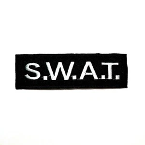Police S.W.A.T. patch Weaponary SWAT Emblem for DIY Iron on Clothes Jacket Bag - Picture 1 of 10