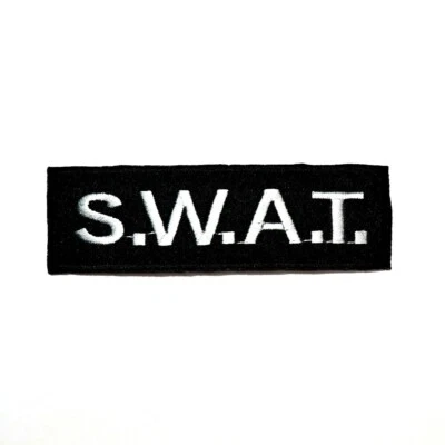 Police S.W.A.T. patch Weaponary SWAT Emblem for DIY Iron on Clothes Jacket Bag - Image 1 of 4