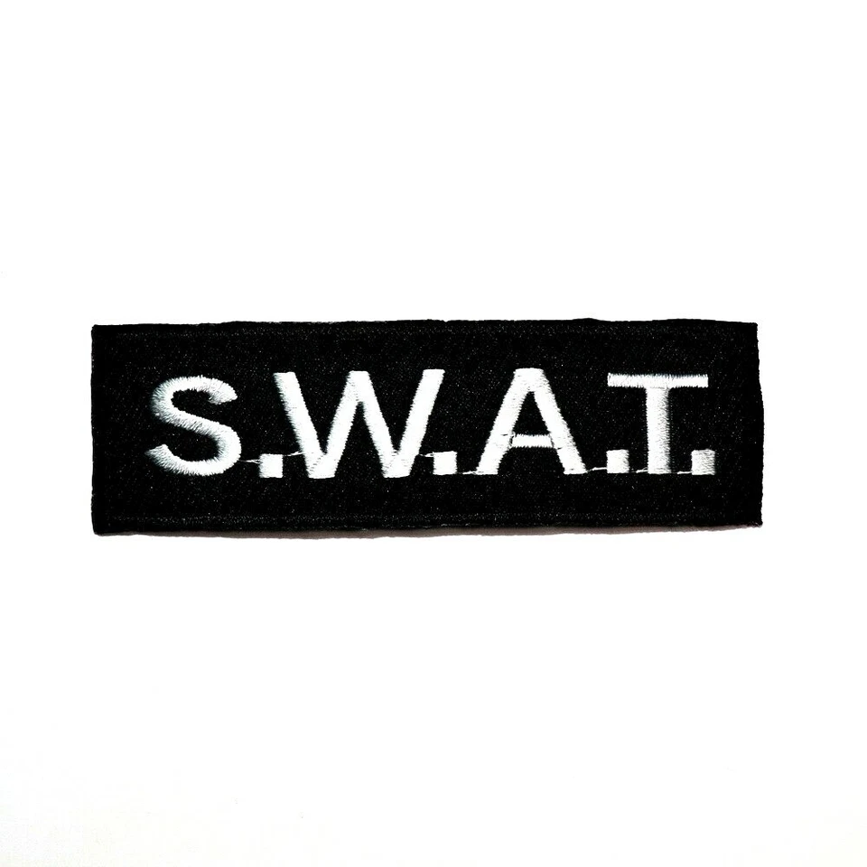 Police S.W.A.T. patch Weaponary SWAT Emblem for DIY Iron on Clothes Jacket Bag - Image 1 of 4
