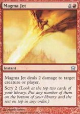 Fifth Dawn Magma Jet - Foil x1 Light Play, English Magic Mtg M:tG