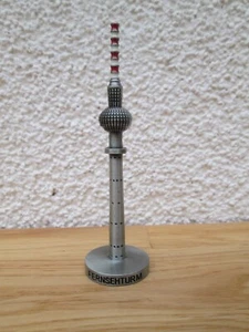 Berliner Fernsehturm aus Metall - 14,5 cm Model Deko Berlin TV-Turm Miniatur - Bild 1 von 2