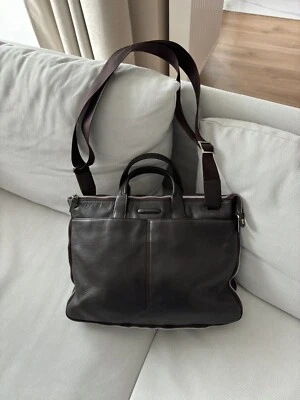 Bolso de Viaje Oficina Cuaderno Cuero Piquadro Foto 1 de 4