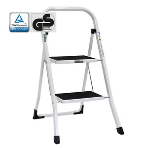 Trittleiter Klappleiter Klapptritt 2 Stufen klappbar 150 kg Haushaltsleiter - Bild 1 von 9