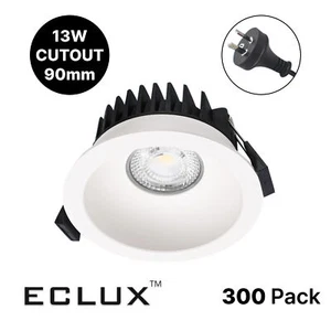 COB Led Downlights 13W Tri color Dimmable Deep Recessed Day Light CCT 90mm IC-4 - Picture 1 of 14