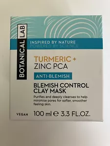 Botanical Lab Turmeric + Zinc PCA Skin Mask Vegan Friendly Face Detox 100 ml - Picture 1 of 3