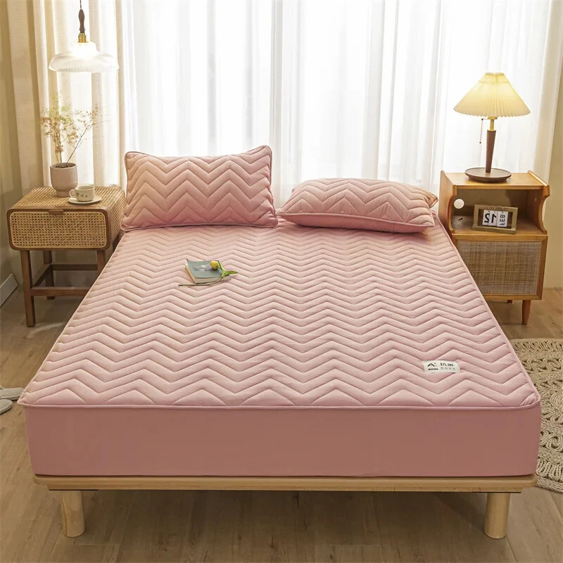 纯棉加厚床垫床套床单带弹性带床垫 — 第 1/4 张图片